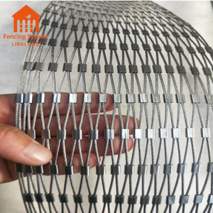 Heavy Duty 304 ghiera intrecciata in acciaio inox filo di corda maglia Zoo pappagalli voliere uccelli uccello pannello recinzione per la vendita - Product Image 6