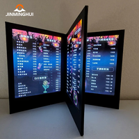 Menu LED Personnalisé A4 A5 pour KTV, Bar, Cinéma, Restaurant Occidental – Faible Consommation, Haute Luminosité, Large Champ de Vision, Fabriqué en Papier