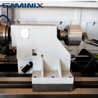 Torno CNC de 2 Ejes para Roscado de Tuberías de Alta Resistencia, Torno Horizontal Automático con Sistema de Control Fanuc GSK