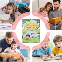 Livre sonore interactif éducatif « Les premiers mots anglais » – Couverture rigide, reliure parfaite – Jouet d'apprentissage parlant pour enfants (filles et garçons)
