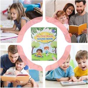 Dispositivo Educativo Interactivo Book Sound's First English Words, Juguete de Aprendizaje Hablante de 7.8x10.55 Pulgadas para Niños y Niñas - Product Image 4