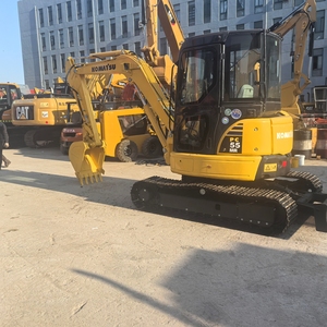 Mini-excavatrice KOMATSU PC55 d'occasion en bon état de marche, 5 tonnes, petite excavatrice à vendre - Product Image 3