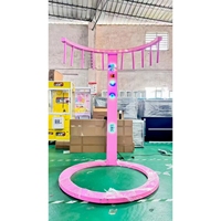 Machine de jeu à pièces, jeu de réaction rapide avec kit métallique, défi des yeux rapides avec jetons pour centres commerciaux, intérieur et extérieur