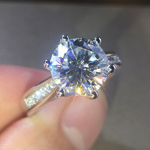 Anello Classico a Sei Punte per Donne, Stile Coreano, Accessorio Moda per Proposta di Matrimonio, Regalo - Product Image 1