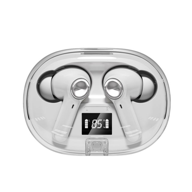 Factory Trending OEM Brand Wireless Earphones Logo Oem Odm In-Ear TWS Earbuds with LED Flashlight & Charging Case