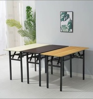 Bureau de direction moderne et table pliante pour les conférences de bureau Mobilier de bureau commercial en bois pour les réunions et les événements