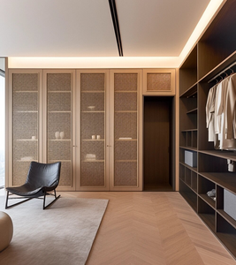 Armadio Moderno Convertibile Estensibile Reversibile Personalizzabile con Spazio di Archiviazione Nascosto Salvaspazio Integrato Scorrevole - Product Image 1