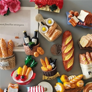 Bionic Food Fridge Magnet 3d Creative Simulation Food Cute Refrigerator Magnetic <b>Stickers</b> Photo Magnetic <b>Sticker</b> Decoration Gift - Product Image 4