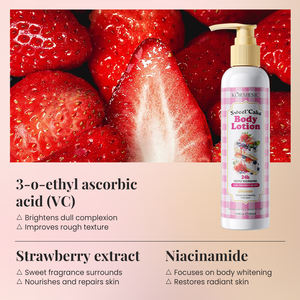 Lotion corporelle nourrissante en profondeur, réparatrice 24h, douce et lisse, pour desserts, gâteaux, beignets, glaces, marque privée personnalisée KORMESIC 200ml - Product Image 6