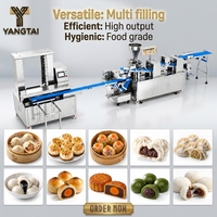 Vollautomatische Industrielle Produktionslinie für Mondkuchen, Fleischpasteten und Dampfgarer, Arbeitssparende Kontinuierliche Bäckereiausrüstung