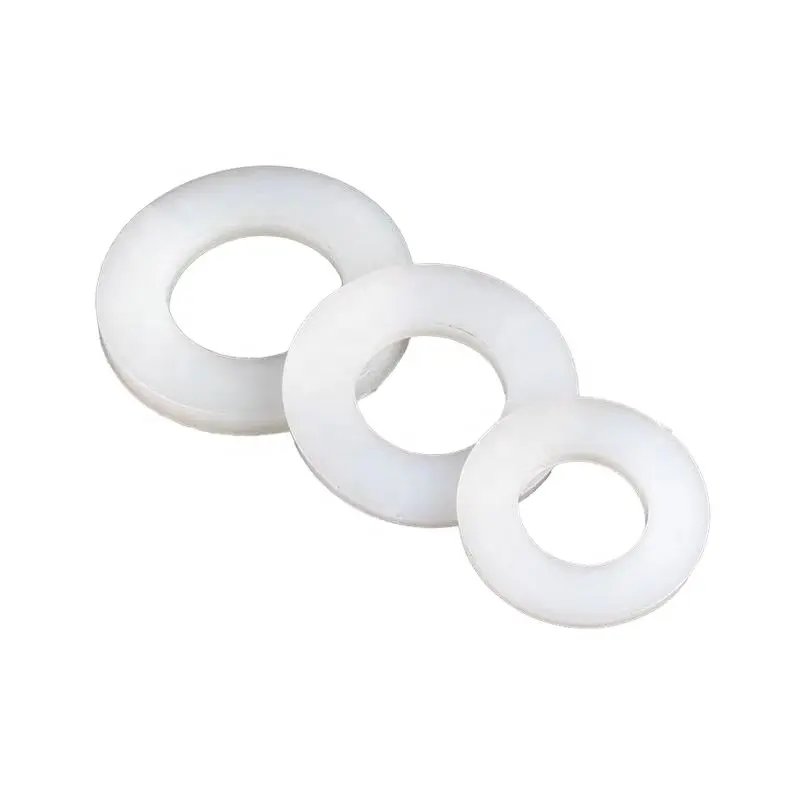 M18 * 32*3 rondella di plastica DIN 125 in nylon rondella guarnizione in poliammide 6.6 bianco e nero DIN 9021 rondella piatta