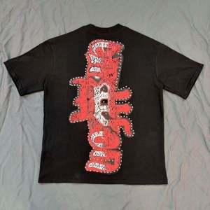 Camisetas de hombre American High Street Hot Diamond, estilo Hip Hop, con gráfico en relieve, manga corta, 240 gramos, estampado de ángel con emociones mixtas, diseño de diseñador. - Product Image 6