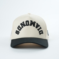 Casquette de baseball 5 panneaux en coton bicolore avec broderie 3D en relief de haute qualité, personnalisable avec logo, pour clubs de golf, toutes saisons, style snapback