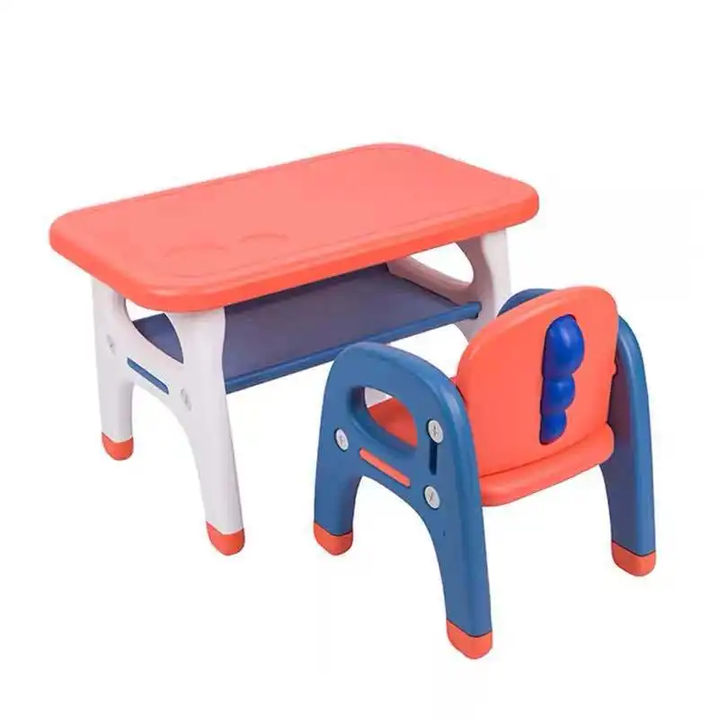 子供のための高品質の机と椅子学校ChildRenテーブルチェアセット漫画子供テーブルと椅子セット