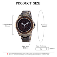 Montre à quartz pour homme de haute qualité, nouveau design, mouvement japonais en bois, chronographe de luxe avec pièce de monnaie antique, coffret cadeau