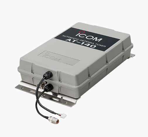 ICOM AT-140 アンテナチューナー 150W入力 黒 SO-239 接続器 2.5KG