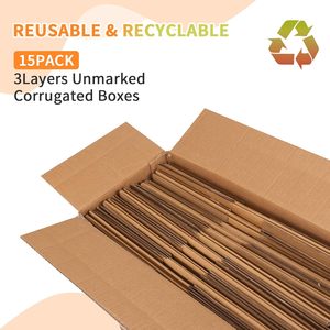 Caja de Embalaje Rígida de Cartón Corrugado Grande con Logotipo de Marca Personalizado, Materiales Reciclados, Laminación Mate, Envío Rectangular a Cuatro Colores - Product Image 2