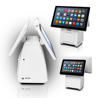 Высококачественная POS-система с двумя сенсорными экранами ABS6000 (WIN7/WIN10, 1920x1080, Bluetooth/Wi-Fi) – Кассовый аппарат