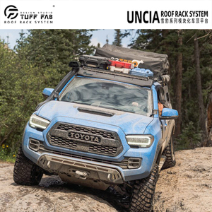 Porte-bagages de toit robuste OEM pour Toyota Tacoma Double <span class=keywords><strong>Cab</strong></span> 2005-2023, aluminium, accessoires tout-terrain 4x4, fabrication d'usine - Product Image 4