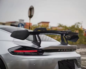 OEM Dry Carbon Fiber Rear <strong>Spoiler</strong> For Porsche 718 Boxster GT4RS Trunk <strong>Spoiler</strong> Boot - Product Image 3