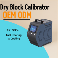 Contrôleur de température automatique en acier inoxydable HSIN650, calibrateur de bloc sec à haute température, four d'étalonnage de thermocouple