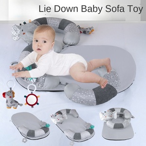 3 in 1 Baby Tummy Time Mat Support Seated <b>Pillow</b> Infant <b>Newborn</b> Toys Sensory Developmental Playmat Gift for Babies Girls Boys - Product Image 1