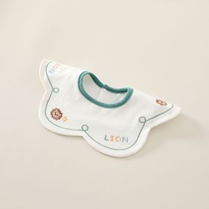 Bavoirs <span class=keywords><strong>bébé</strong></span> <span class=keywords><strong>2</strong></span> couches en forme de pétale, anti-régurgitation pour nouveau-né, personnalisables, vente en gros - Product Image 6