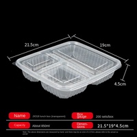 Boîte à lunch jetable personnalisée en plastique PP de qualité alimentaire JX08 pour nouilles, marque JIANXIN, avec logo personnalisé, vente en gros