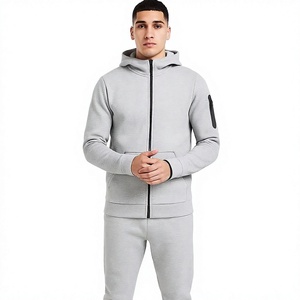 Sweat-shirt à capuche zippé pour homme, design tendance, logo personnalisé, impression numérique, séchage rapide, couleur unie, poche, en tissu peigné, idéal pour l'hiver - Product Image 4