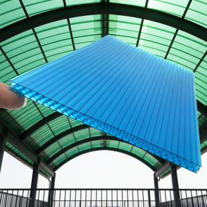 Lámina <span class=keywords><strong>de</strong></span> <span class=keywords><strong>Policarbonato</strong></span> <span class=keywords><strong>Celular</strong></span> Industrial Multicapa, Ecológica, Impermeable, con Diseño <span class=keywords><strong>de</strong></span> Panal <span class=keywords><strong>de</strong></span> Abeja, para Exteriores, OEM y ODM - Product Image 1