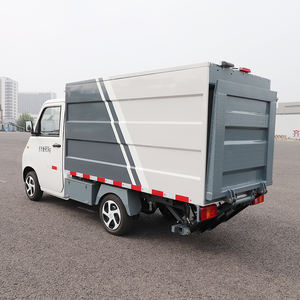 Cubo de basura pequeño con cuerpo plano, cargador de basura, cubo de basura, transporte, camión transportador - Product Image 3