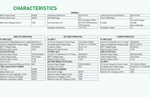Livraison rapide 6.2KW 10KW onde sinusoïdale pure hygrid hors réseau onduleur photovoltaïque triphasé unique dans le système d'énergie solaire - Product Image 2
