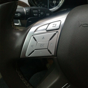 Pegatinas decorativas para botones del volante para Mercedes-Benz Classic, material ABS - Product Image 4