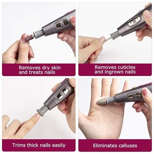 Electric Nail Drill Machine Pedicure Manicure <b>Tool</b> Kit with 20 Bits Cordless Nail Care Set in Storage <b>Box</b> - Product Image 2