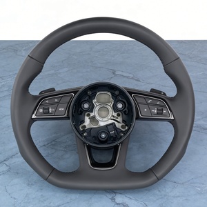 Volant sport en cuir personnalisé compatible avec <span class=keywords><strong>Audi</strong></span> A5 A6L A4 A4L B9 A7 Q2L Q3 <span class=keywords><strong>Q5</strong></span> Q5L Q7 A1 A3 8V 8P en stock - Product Image 3