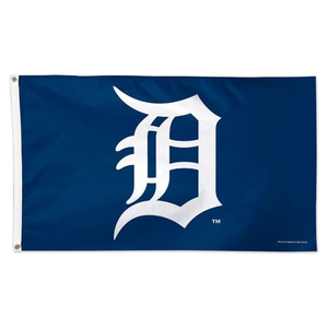 Bandera de los Tigres de Detroit de Alta Calidad, Personalizada, Impresa, 3x5 pies, 100% Poliéster, Doble Cara - Product Image 1