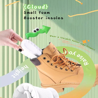 Nouvelle Arrivée Semelle Intérieure en Mousse EVA Effet Nuage pour Chaussures, Rehaussement de la Taille, Absorption des Chocs, Invisible, Anti-Fatigue, Bulle Biomimétique
