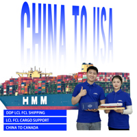 Transitaire maritime industriel Chine-Canada LCL FCL DDP Fret maritime porte-à-porte DDP DDU Agent maritime Livraison porte-à-porte Taxe incluse