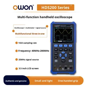 Osciloscopio Digital Portátil de Doble Canal y 12 bits HDS242 con Ancho de Banda de 200MHz, Frecuencia de Muestreo de 1.6GHz y 1 Año de Garantía - Product Image 4