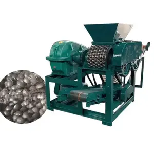 Good Quality Compressed Wood Sawdust Biomass Tree Leaves Bamboo Charcoal Coal Briquettes Pressing Manufacturing Machine