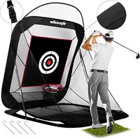 CE OEM Usine chinoise Filet d'entraînement de golf durable avec système de retour automatique de balles et barrière double face