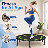 Trampoline pliable mini professionnel Zoshine de haute qualité avec structure élastique stable pour exercices de fitness