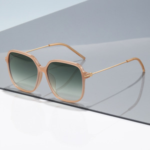 Lunettes de soleil polarisées pour femmes, verres TAC UV400, monture dorée, pour la protection solaire, les voyages, la conduite, style tendance - Product Image 5
