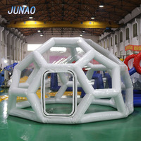 Dôme transparent en PVC, igloo, bulle, maison de jeu pour les fêtes d'enfants, installation facile, marque JUNAO, garantie de 12 mois, capacité de 4 à 6 personnes