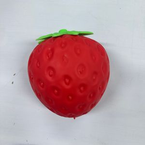 0728 Relief Realistic Squeeze <b>Toy</b> Washable Convenient Strawberry Stress Ball <b>Desk</b> Decoration <b>Toys</b> for Office Worker - Product Image 1