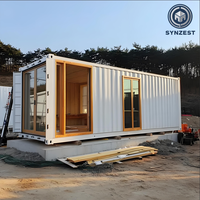 Maison conteneur préfabriquée en acier moderne 20/40 pieds, portable et extensible, pour villa préfabriquée en Australie, application moderne pour logement secondaire