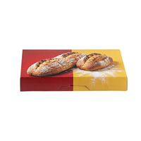 Boîte d'emballage de luxe personnalisée imprimée sur mesure avec logo, pliable, grande capacité (6 pièces) pour gâteaux et cupcakes, avec fenêtre
