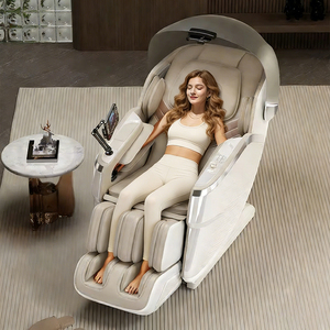 2026 New Zero Gravity 4d Luxury Shiatsu Heating Recliner Body Dual Core Track Chair HY-6218-CC Chair Zero Grav - Product Image 3
