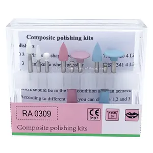 Meite laboratório dentário médico de baixa velocidade contra handpiece, kit de polimento de resina composto