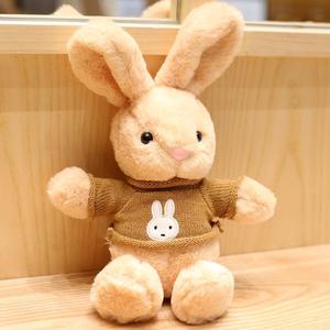 Lindo conejito de peluche de juguete para niñas diseño Super suave felpa PP algodón relleno alivio del estrés regalo - Product Image 6